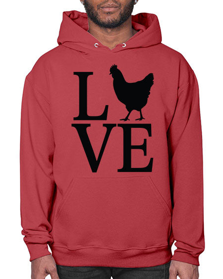 Love - chicken- Hoodie