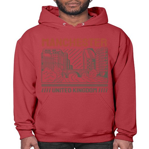 Manchester 1228# - cities- Hoodie