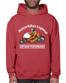 Motorbikes legend 45# - motorcycle- Hoodie