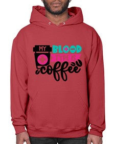 My Blood Type Is Coffee Style Style 1100# - nurse- Hoodie