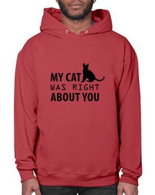 My Cat Was Right Style 72# - cats- Hoodie