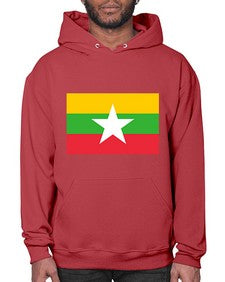 Myanmar 1398# - world flags- Hoodie