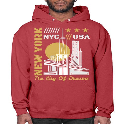 New York 1475# - cities- Hoodie