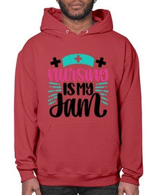 Nursing Is My Jam Style Style 1273# - nurse- Hoodie