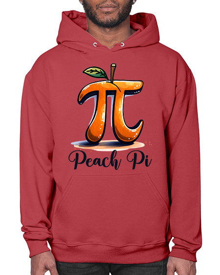 Peach Pi Math Teacher 32# - pi- Hoodie