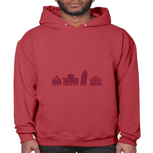 Pisa 1621# - cities- Hoodie