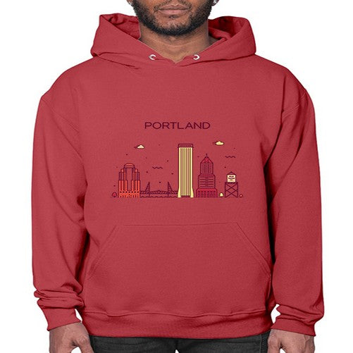 PortlandOregon 1682# - cities- Hoodie