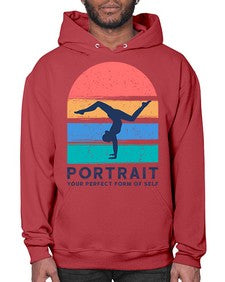 Portrait Your Perfect Form of Self 492# - yoga- Hoodie