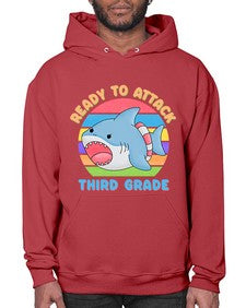 Ready to Attack third Grade 715# - third grade- Hoodie