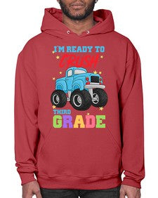 Ready to Crush third Grade 722# - third grade- Hoodie