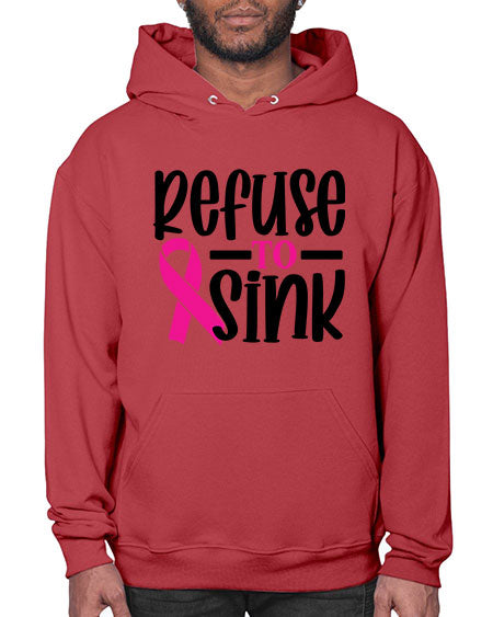 Refuse to Sink 9# - breast cancer- Hoodie