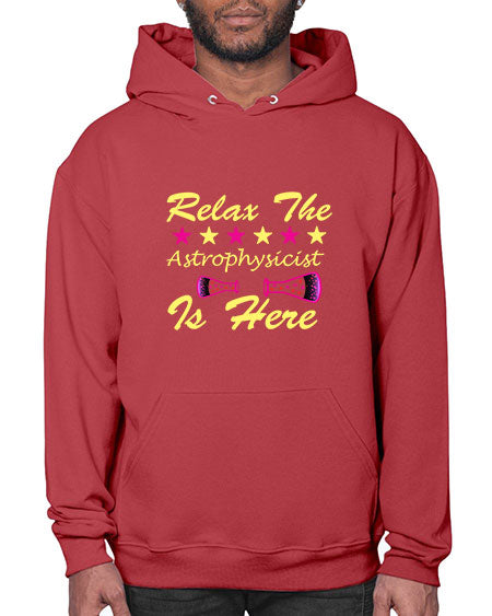RelaxTheAstrophysicistIsHereScience tshirt design Sciencetshirtdesign 151# - general science- Hoodie