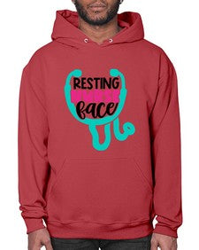 Resting Nurse Face Style Style 1355# - nurse- Hoodie