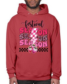 Retro Strawberry Festival Season 1505# - strawberry- Hoodie