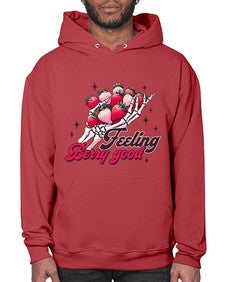 Retro Summer Doing My Berry 1506# - strawberry- Hoodie