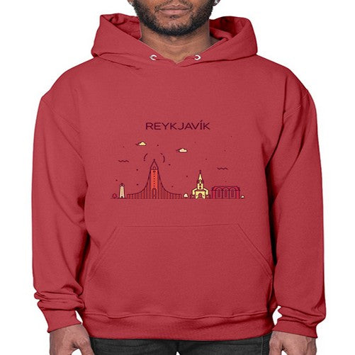 Reykjavik 1719# - cities- Hoodie