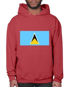 Saint Lucia 1765# - world flags- Hoodie