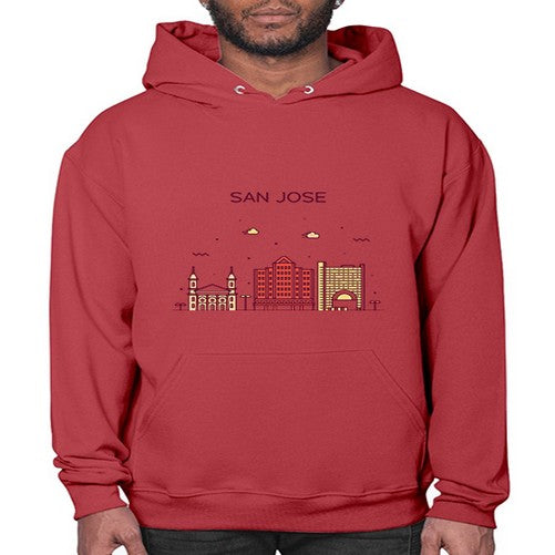 SanJoseCL 1793# - cities- Hoodie