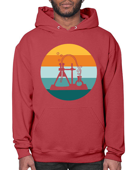 ScientistRetroSunsetScientistSkinite Scientist Skinite 39# - general science- Hoodie