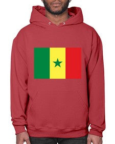 Senegal 1811# - world flags- Hoodie