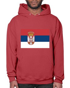 Serbia 1818# - world flags- Hoodie