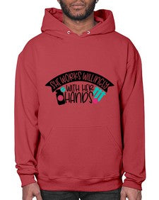 She Works Willingly With Her Hands Style Style 1389# - nurse- Hoodie