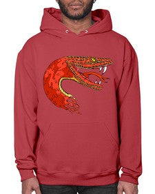 Snake 223# - cartoon animals- Hoodie