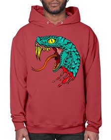 Snake 227# - cartoon animals- Hoodie