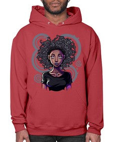 Sparkling Black Girl Design 14# - black girls or women- Hoodie