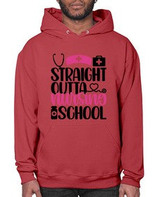 Straight Outta Nursing Style Style 1426# - nurse- Hoodie