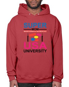 Super Mom Makes Nurse in the Style 1431# - nurse- Hoodie