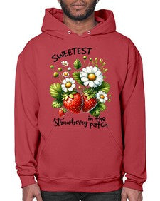 Sweetest Strawberry In The Patch 1598# - strawberry- Hoodie