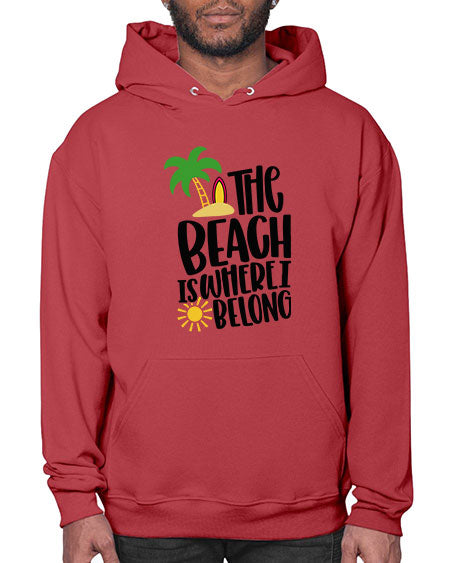 The Beach Is Where I Belong Style 11# - summer- Hoodie
