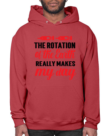 The Rotation of the Earth Really Makes my day 9# - nature- Hoodie