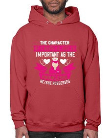 The character of a nurse is just as important as the knowledge heshe possesses Style 1505# - nurse- Hoodie