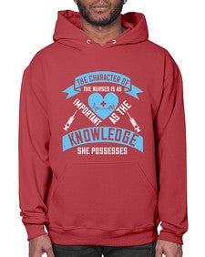 The character of the Nurses is as important as the knowledge she possesses Style 1507# - nurse- Hoodie