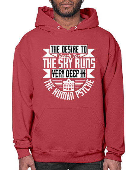The desire to reach for the sky runs very deep in the human psyche Style 418# - architect- Hoodie