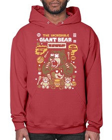 The incredible bear 251# - cartoon animals- Hoodie