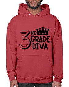 Third Grade Diva 953# - third grade- Hoodie