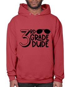 Third Grade Dude 957# - third grade- Hoodie