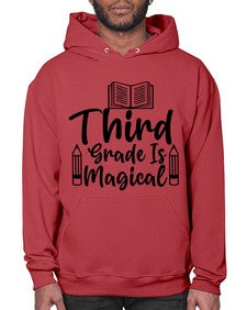 Third Grade Is Magical 961# - third grade- Hoodie