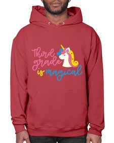 Third Grade Is Magical 963# - third grade- Hoodie