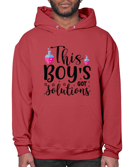 This Boy s Got Solutions 20# - general science- Hoodie