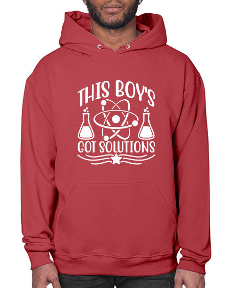 This Boy s Got Solutions 21# - general science- Hoodie