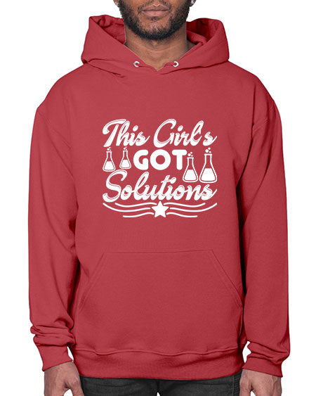 This Girl s Got Solutions 18# - general science- Hoodie