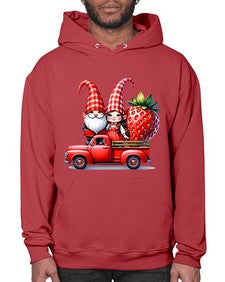 Truck Gnome Strawberries 1673# - strawberry- Hoodie