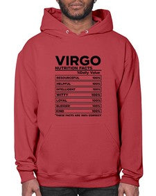 Virgo Nutrition Facts 530# - virgo- Hoodie