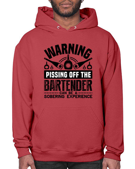 Warning Style 462# - bartender- Hoodie