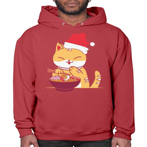 Xmas Kawaii Anime Shiba Inu Eating Ramen 289# - anime- Hoodie