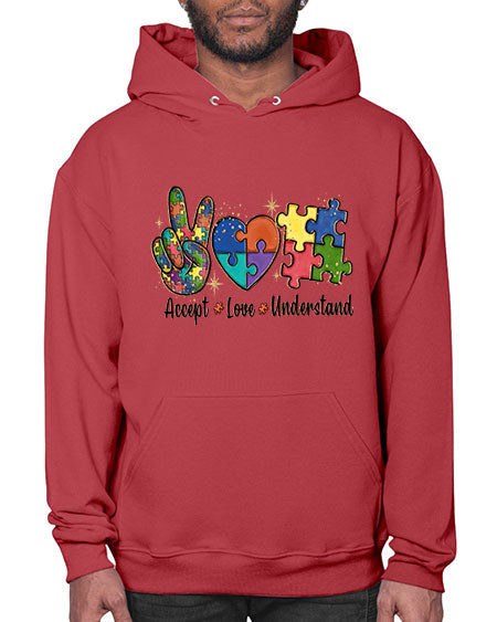 accept love understand 2# - autism- Hoodie